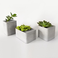 Molde de silicone para vaso de flores, forma de concreto, cimento, suculentas, para decoração de jardim artesanal 2024 - compre barato