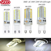 dimmable G9 LED lamp 7W 9W 10W12W LED Lamp G9 SMD 2835 3014 AC100v 220v CREE LED light 360 degree Beam Angle led spotlight lamps 2024 - купить недорого