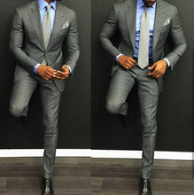 TPSAADE New Classic Design Groom Tuxedos 2 Buttons Peak Lapel Groomsmen Best Man Suit Mens Wedding Suits (Jacket+Pants+Tie) 2024 - buy cheap