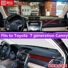 dashmats carpet Instrument platform car-styling accessories dashboard covers for Toyota Camry XV40 XV50 2007 2011 2015  2012 2024 - buy cheap