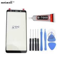 Ori-repuesto de Panel táctil para Samsung Galaxy A7 2018 A750, herramientas de reparación de pantalla táctil exterior + pegamento B9000 de 9ml 2024 - compra barato