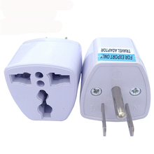 300 pcs US Plug Home Travel Adapter Portable Electrical Wall Socket 3 Pin EU AU UK Italy Jack to US Charger Converter Universal 2024 - buy cheap