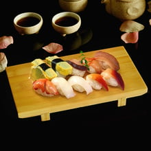 Japan Style Bamboo Sushi Plate Tableware Food Container Board Japanese Cuisine Food Cuisine Japonaise High Quality 2024 - buy cheap