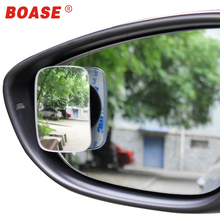 BOASE 2pcs Clear Car Rear View Mirror 360 Rotating Adjustable Fixable Convex Blind Spot Mirror Parking Auto Motorcycle 2024 - buy cheap