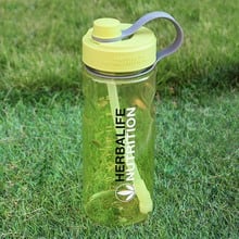 1000ml Green Transparent Herbalife Nutrition Fashion Portable Space bottle Custom Sports Shaker Straw Water Bottle Free Shipping 2024 - buy cheap
