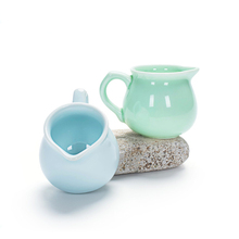 Bule de chá feira celadon, bule azul justo, xícara de chá kung fu artesanal, xícara de chá estilo japonês acessórios de chá 140ml 2024 - compre barato