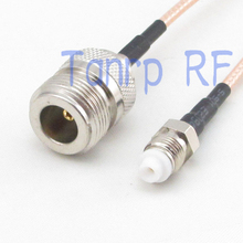 20inch N female jack to FME female RF adapter connector 50CM Pigtail coaxial jumper cable RG316 extension cord 2024 - buy cheap