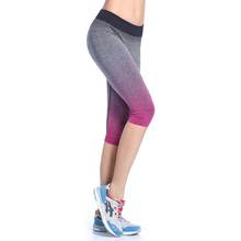 Women Gymming High Waist QUICK-DRY Workout Push up Capri Cropped Leggings Bodybuilding Sporting Runs Fitness Yogaing Clothing 2024 - buy cheap