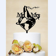 Traveling Wedding Decoration Cake Topper Mr Mrs World Map Airplane Cake Topper Romantic Wedding Cake Accessory Party Supplies 2024 - buy cheap