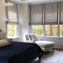Cortinas romanas modernas, cortina de tela para persiana de ventana, térmica, oscurecimiento de habitación, tamaño personalizado 2024 - compra barato