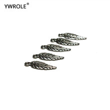 Wholesale 10/20/50 PCS Leaf Zinc Alloy Charms DIY Fashion Pendant Beads Bracelet Necklace Earring  For Jewelry Making 7*19mm 2024 - buy cheap