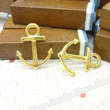 170  pcs Charms Anchors Pendant  Gold color  Zinc Alloy Fit Bracelet Necklace DIY Metal Jewelry Findings 2024 - buy cheap