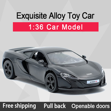 RMZ CITY 1:36 McLaren 650S Cool Black Sports Car Alloy Diecast Car Model Toy With Pull Back For Children Gifts Toy Collection 2024 - buy cheap