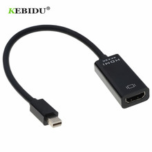 Kebidu 4K Mini DP Male to Female HDMI-compatible Thunderbolt DisplayPort Display Port Adapter Converter Cable  For Apple Macbook 2024 - buy cheap