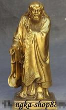 YM  306  11" chinese Politician Thinker Philosopher Taoism Laozi Lao Tzu statue 2024 - buy cheap