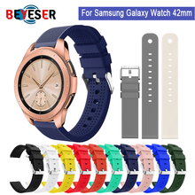 20mm Watch Strap Band Silicone For Samsung Galaxy Watch 3 41mm 42mm Straps Bracelet Sport Replacement Accessories Watch Bands 2024 - buy cheap