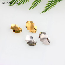 Xuanhua brincos de aço inoxidável femininos, acessórios para joias, massa efeito frete grátis, verão 2024 - compre barato