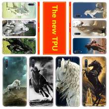 Soft Silicone Case For Xiaomi Mi 10 8 A3 A2 Cc9 Lite 9 Note 10 Pro A1 5x 6x Max3 Beautiful Horses Running 2024 - buy cheap