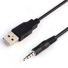 3,5 мм с разъемом подачи внешнего сигнала AUX к USB 2,0 Мужской Кабель-переходник для зарядки кабель для автомобиля MP3 dorpshipping 2024 - купить недорого
