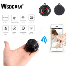 Wsdcam Home Security MINI WIFI 1080P IP Camera Wireless Small CCTV Infrared Night Vision Motion Detection SD Card Slot Audio APP 2024 - купить недорого