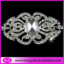 Free Shipping ! 12pcs/lot silver crystal rhinestone brooch buckle for wedding invitation card 2024 - buy cheap