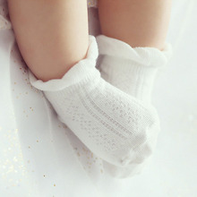 3 styles cotton baby socks solid lace newborn socks baby boy girl loose floor socks anti-slip Infant socks meias para bebe 2024 - buy cheap