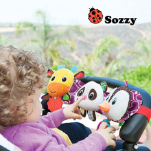 Sozzy Musical Baby Toys Stroller Cot Bed Hanging Crib Mobile Soft Panda Deer Penguin Plush Rattle Teether Toy For Newborn Babies 2024 - buy cheap