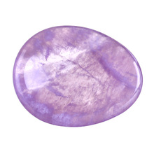 Natural Amethyst Worry Stone Carved Reiki Healing Quartz Crystals Free Shipping WS008 2024 - buy cheap