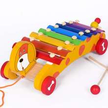 Baby Toy Montessori Wooden Music Instrument Children Educational Early Wooden Xylophone Toys Hand Knocking Piano Gifts For Kids 2024 - buy cheap