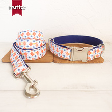MUTTCO retailing self-designed environmental fashionable dog accessories set THE LANTERN  dog collar and leash 5 sizes UDC056 2024 - buy cheap