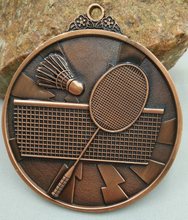 Medalha de badminton e rússia, medalha original de metal, lembrança para artesanato, capacidade de comunicação russa, desenvolvimento de autoconfiança 2024 - compre barato