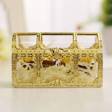 Desktop Home Collectibles Jewelry Box Pirate Transparent Organizer Treasure Storage Chest Candy Trinket Makeup Gem Mini Case 2024 - buy cheap