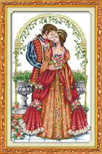 Forever Love People Cross stitch kits Aida 14ct White 11CT Print Paintings Embroidery DIY Handmade Needlework Home Decor Ricamo 2024 - buy cheap