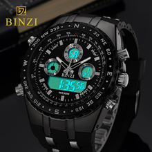 BINZI Men Sports Watches Top Brand Luxury For Men Military Wristwatch Male Clock Relogio Masculino Quartz Wrist Watch Waterproof 2024 - buy cheap