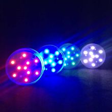 1pc Remote Controlled Waterproof Submersible LED Lights Base Vase Hookah Decoration LED Lights Wedding Party Xmas Lights 2024 - buy cheap