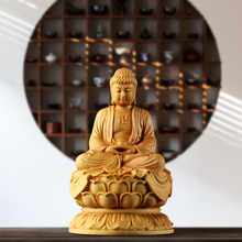 CCZHIDAO-sólida estatua de Buda Dharma, escultura de madera de 10CM, Japón, Buda, Shakyamuni, decoración del hogar 2024 - compra barato