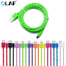 Olaf Micro USB Cable 1m/2m/3m Fast Charging Data Sync USB Charger Cable For Samsung Xiaomi Huawei HTC LG Mobile Phone Cables 2024 - buy cheap