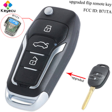 KEYECU-llave de coche con Control remoto para Toyota RAV4 433 2014 FCC ID: B71TA, llave abatible de entrada sin llave mejorada con Chip de 2015 MHz y H FOB 2024 - compra barato