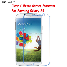 Новый HD прозрачный/антибликовый матовый протектор экрана для Samsung Galaxy S4 SIV S IV i9500 защитная пленка с салфеткой для очистки 2024 - купить недорого