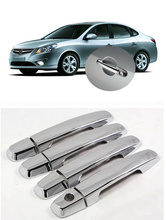 New Chrome Car Side Door Handle Cover Trim For Hyundai Elantra i30 CW Touring 2007 2008 2009 2010 2011 Free Drop Shipping 2024 - buy cheap