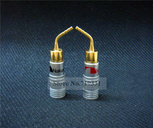 20 piezas Nakamichi Pin 2mm, Conector de cable de altavoz chapado en oro 2024 - compra barato