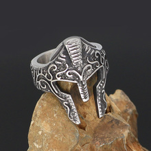 stainless steel viking helmlet noridc amulet ring 2024 - buy cheap