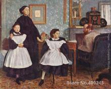 Portrait Paintings impressionist The Bellelli Family 60 Edgar Degas High quality Handpainted 2024 - buy cheap