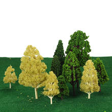 27pcs/Set Model Trees Scenery Layout Train Railway Miniature Landscape 3-16cm 3Types Model Trees for Garden Decor 2018 New Hot 2024 - buy cheap