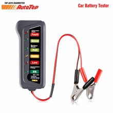 Newest 12V Car Battery Tester Analyzer Digital Tester Auto Car Battery 6 LED Lights Display Auto Alternator Diagnostic Tool 2024 - buy cheap