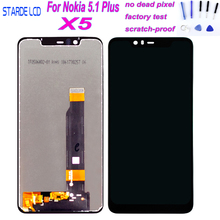 100% Tested for Nokia 5.1 Plus LCD Display Touch Screen 5.86" for Nokia X5 LCD Digitizer Assembly Replacement with Free Tools 2024 - buy cheap