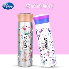 Genuine Sale Disney 2021 New Colorful Vacuum Bottle Portable Cup Children Baby Learning Cup Stainless Steel Cup Collectibles 2024 - buy cheap