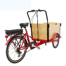 Three wheel electric cargo bike, 3 wheel electric bicycle cargo trike tri rider trike for adults 2024 - buy cheap