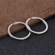 20pcs/lot Metal Holder Keyring Split Ring (Never Fade) Size 25mm 28mm 30mm Key Rings For Bag Keychain Jewelry Making Key Ring 2024 - buy cheap