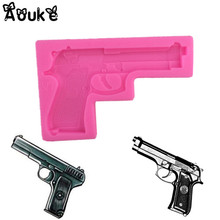 Gun Toy Pistol Shape Fondant Cake Silicone Mold 3D Embossed Chocolate Mould Pastry Biscuits Molds DIY Kitchen Baking Tools M079 2024 - buy cheap